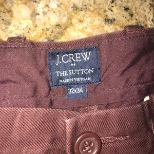 J Crew Maroon The Sutton